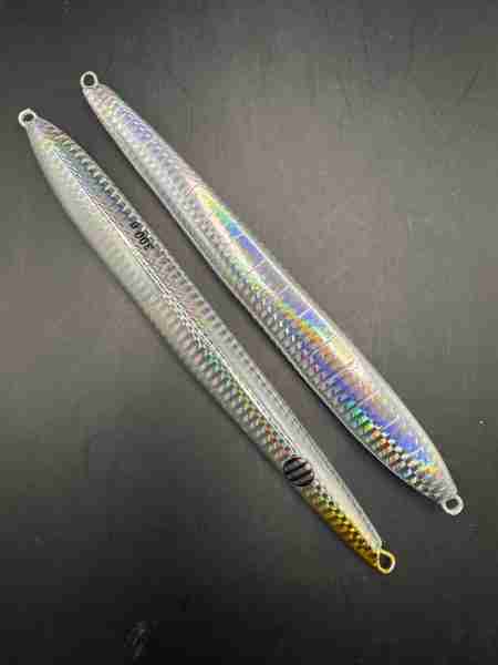 300g Punch Jig - All Silver UV - West Coast Jiggerz